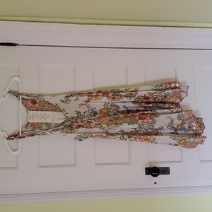 Free People floral sequins dress